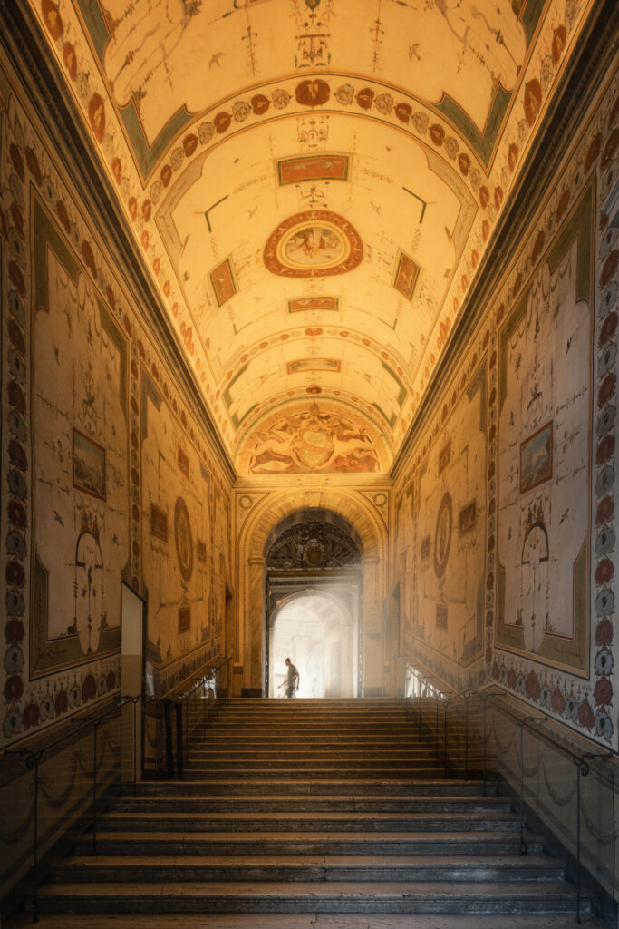 Corredor nos museus do Vaticano