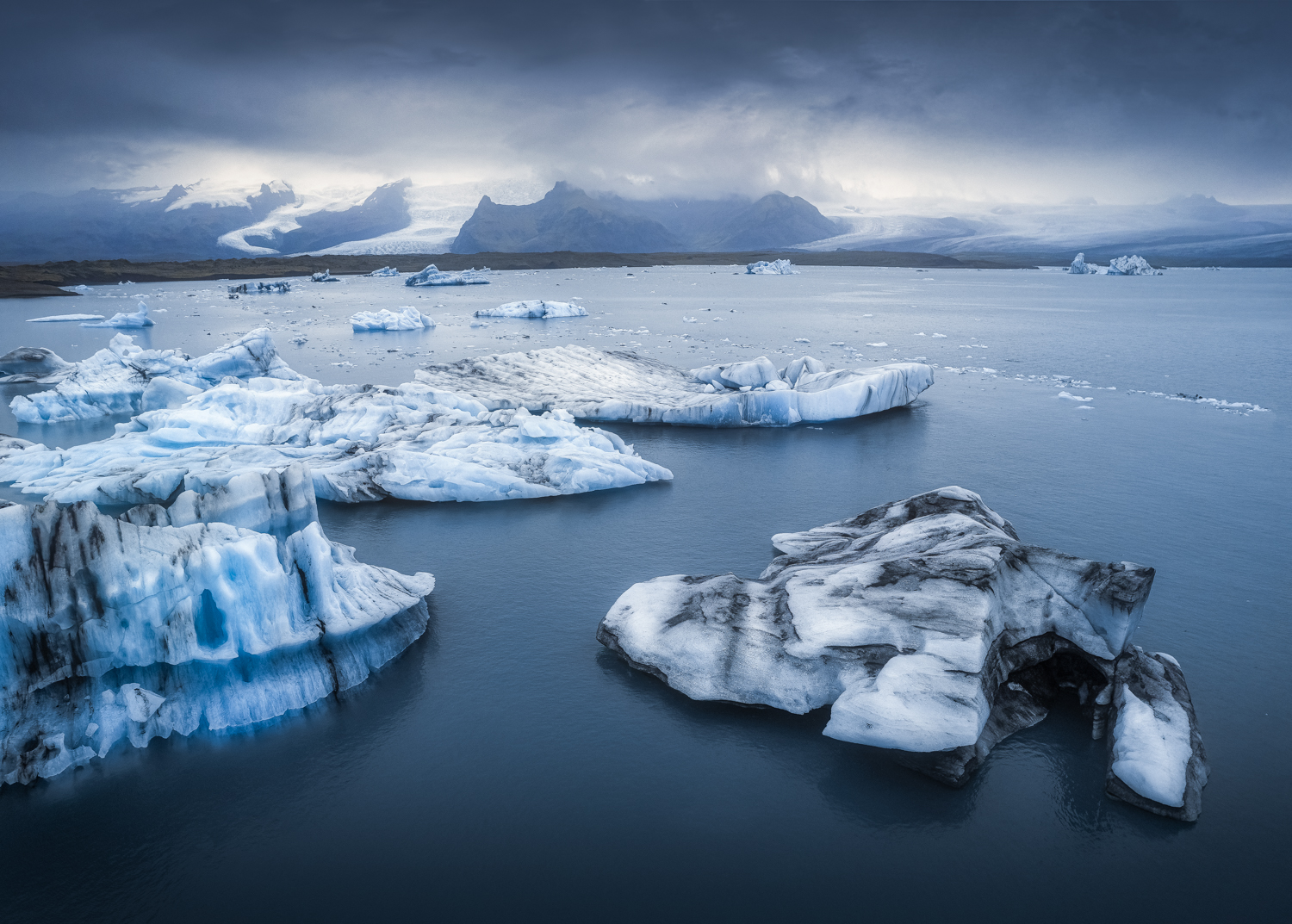 Glaciares na Diamond beach