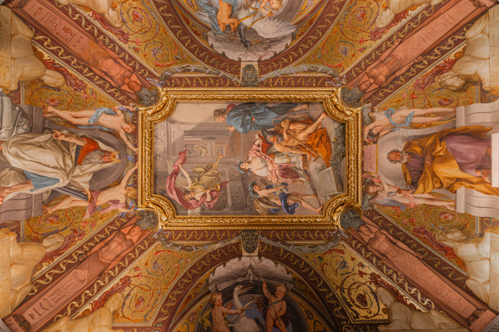 Tecto nos museus do Vaticano