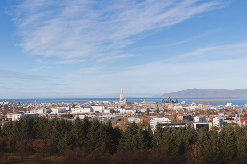 Vista panorâmica de Reykjavik