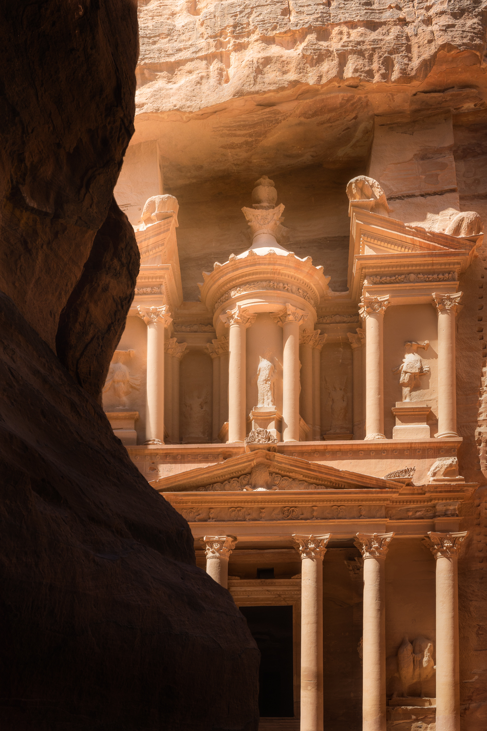 Fachada de Petra