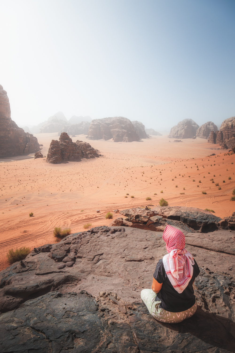Carla no Wadi Rum