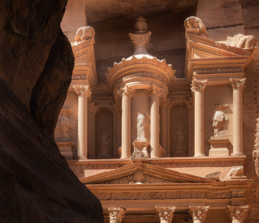 Fachada de Petra