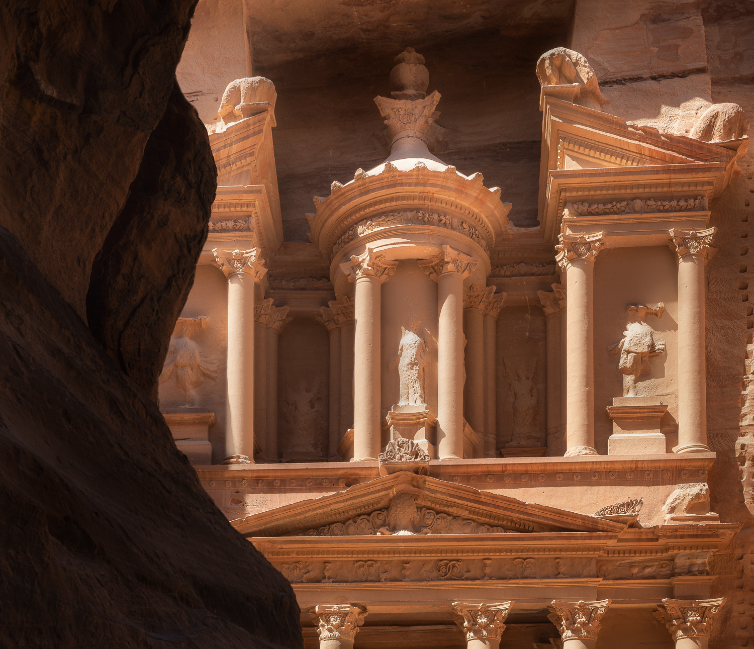 Fachada de Petra