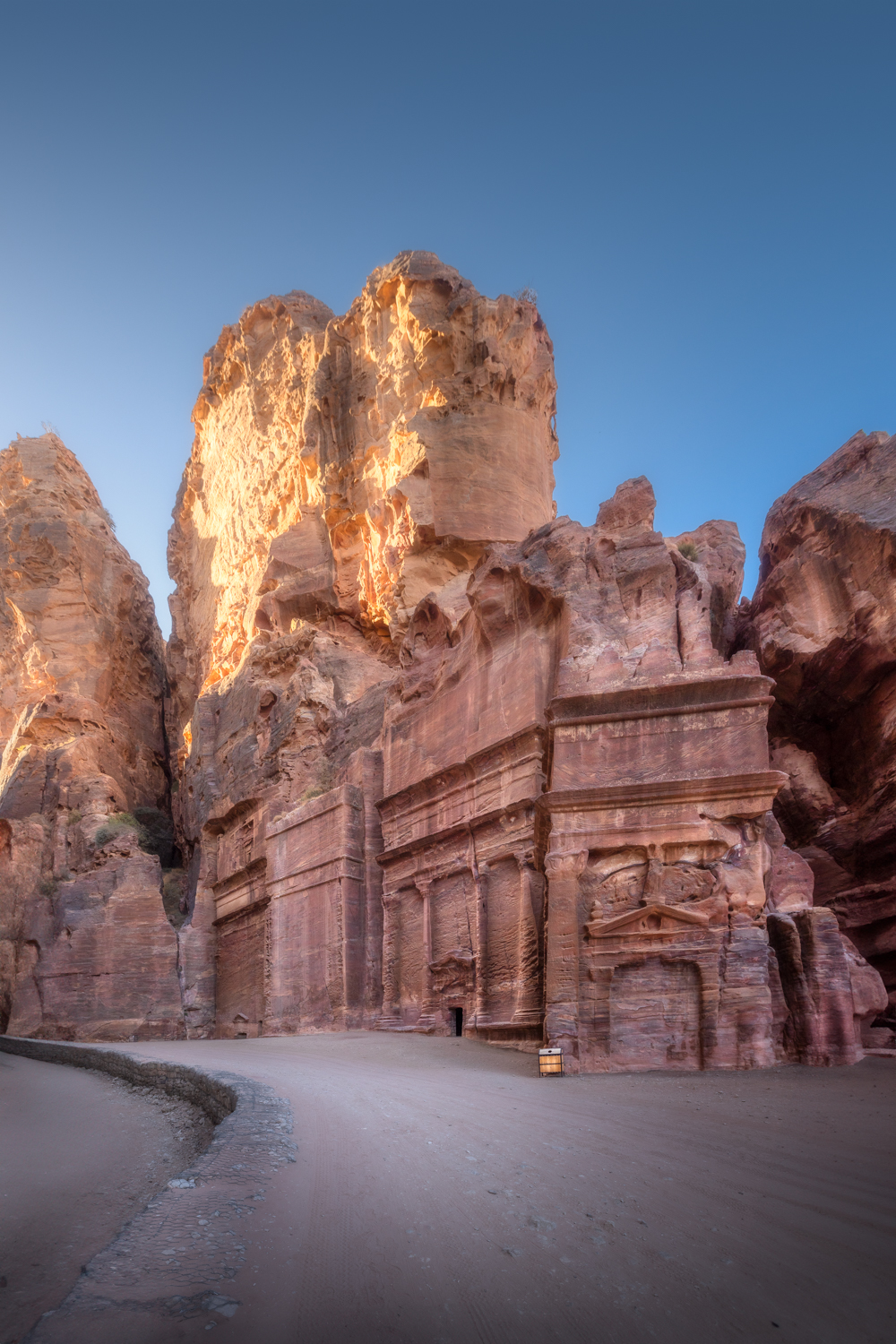 Fachadas em Petra
