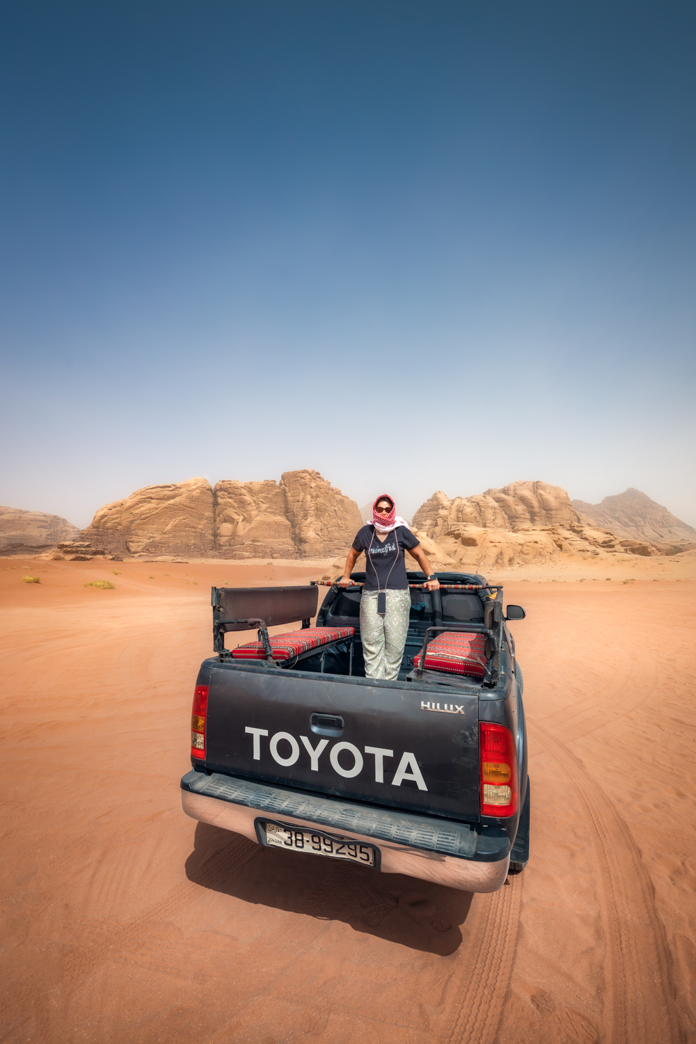 Pick up da tour pelo Wadi Rum