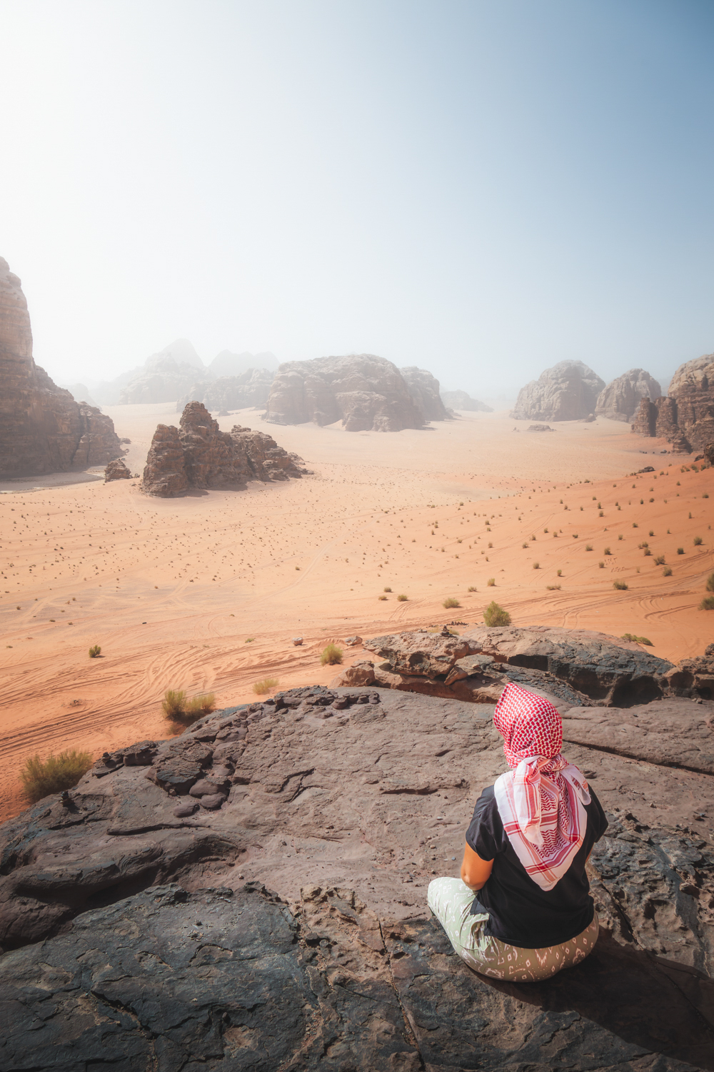 Carla no Wadi Rum