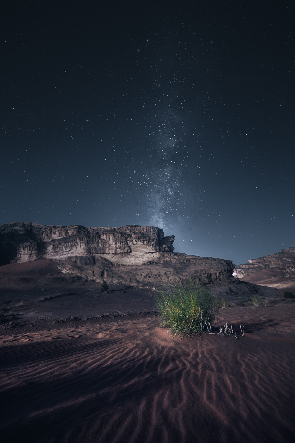 Wadi Rum à noite