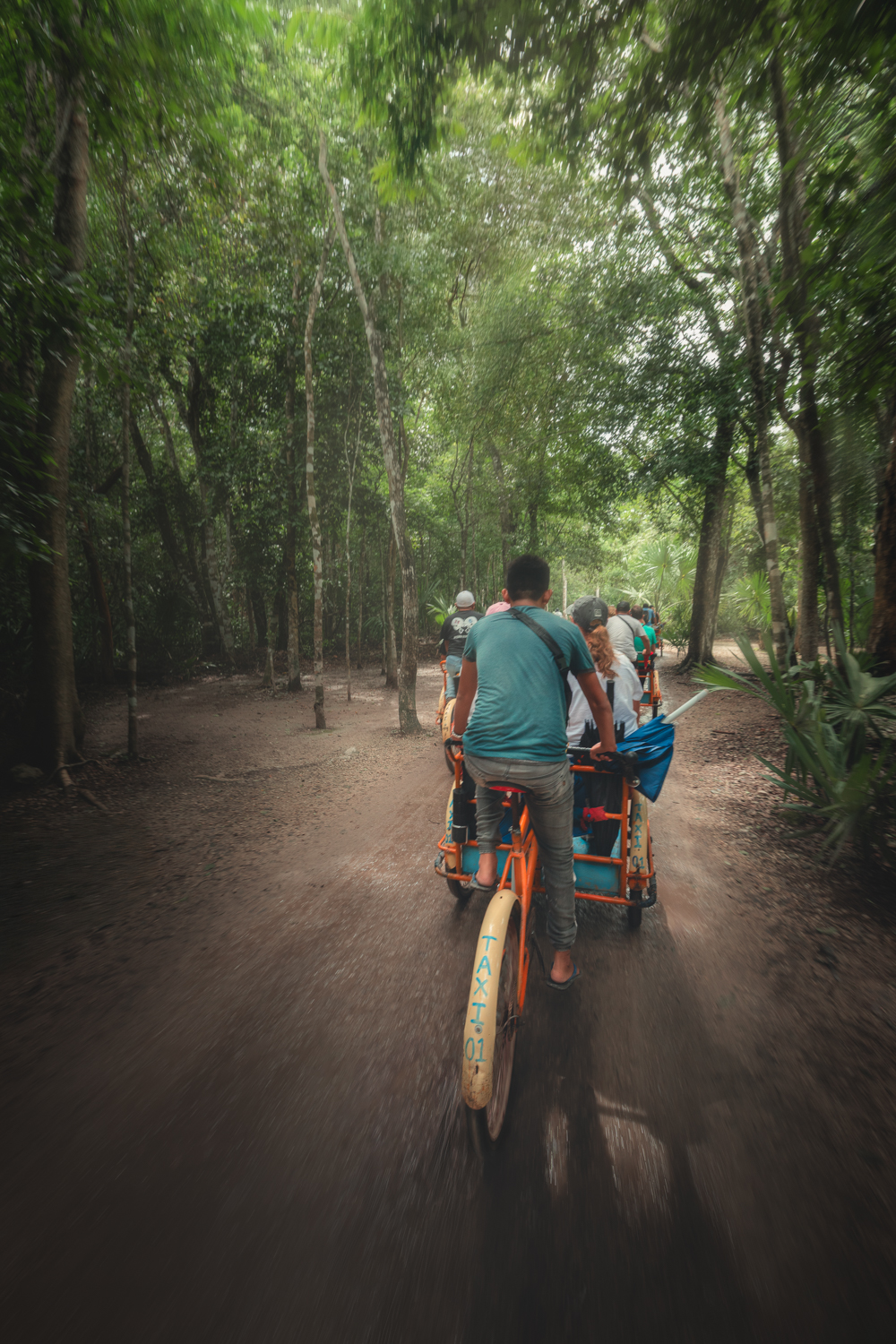 Bicitaxi em Cobá