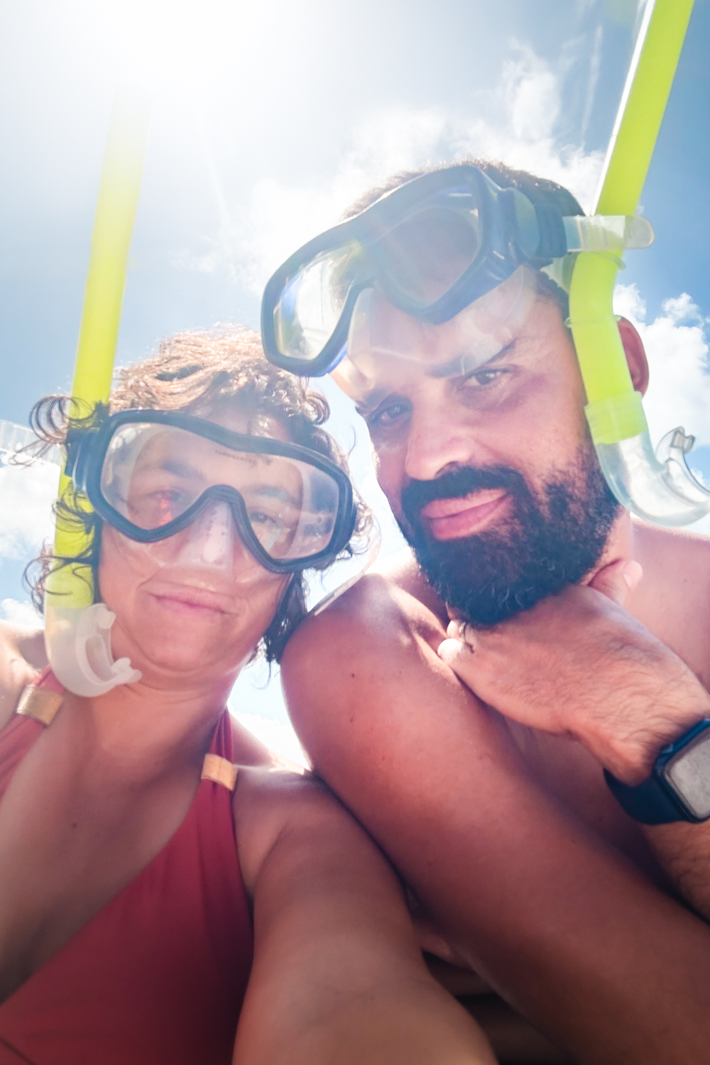 Tiago e Carla em Cozumel