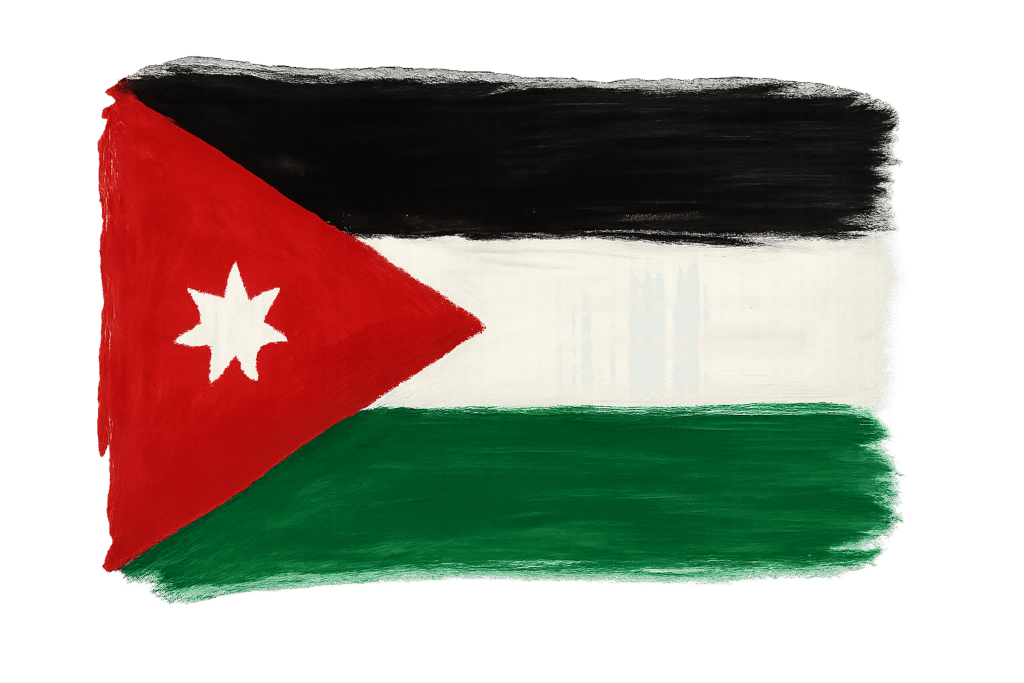 Bandeira da Jordania