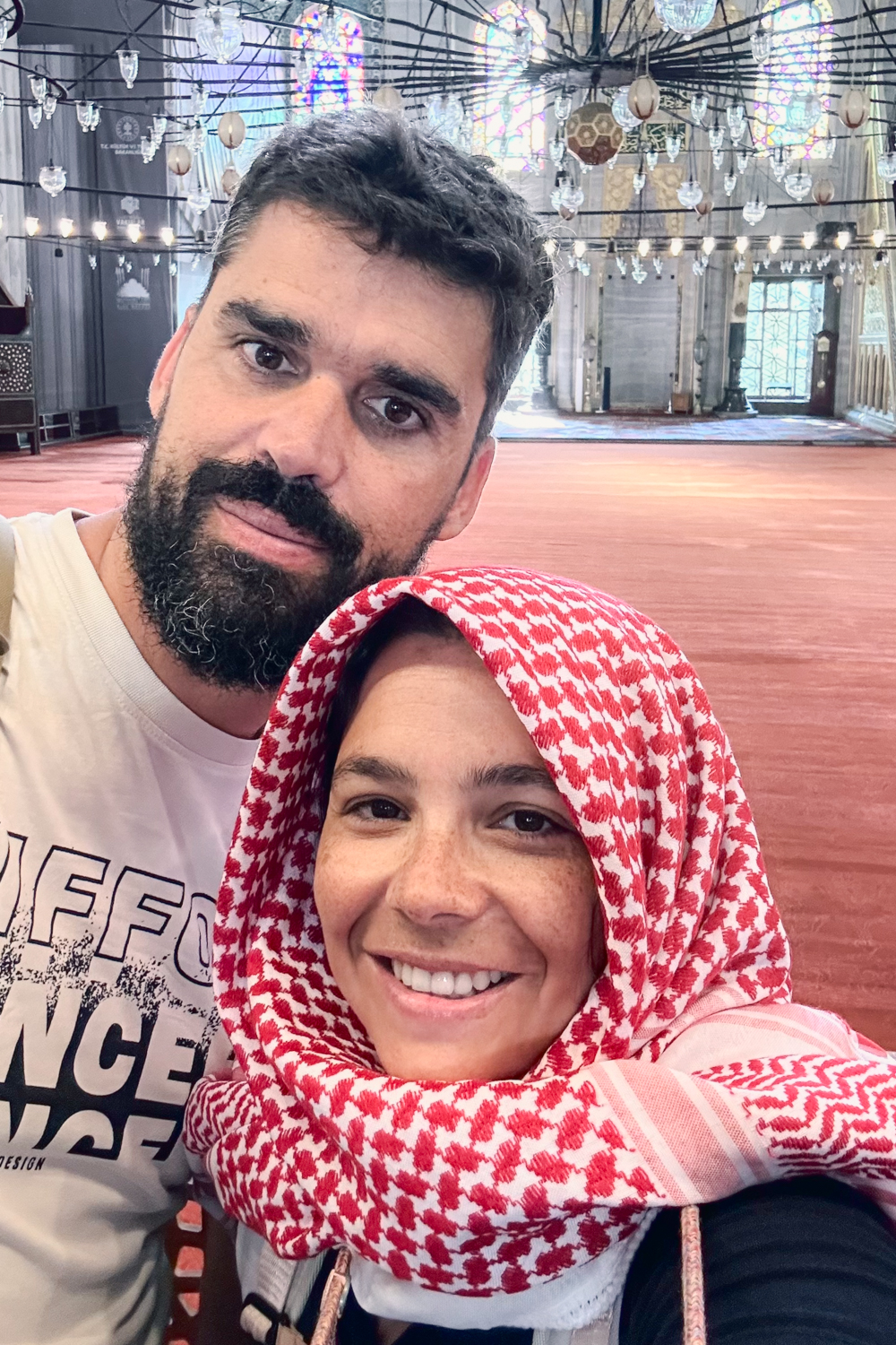 Carla e Tiago na Mesquita Azul