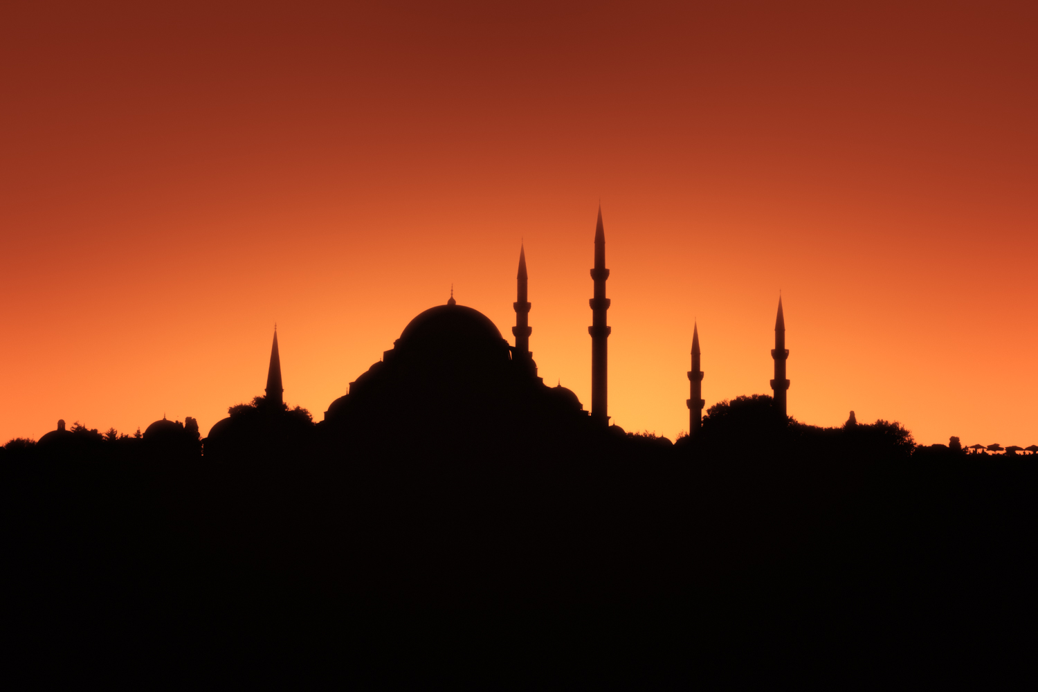 Mesquita em contra-luz