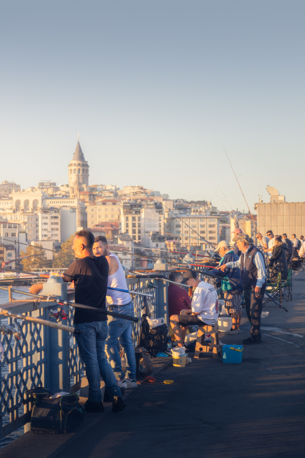 Pescadores na Ponte de Gálata