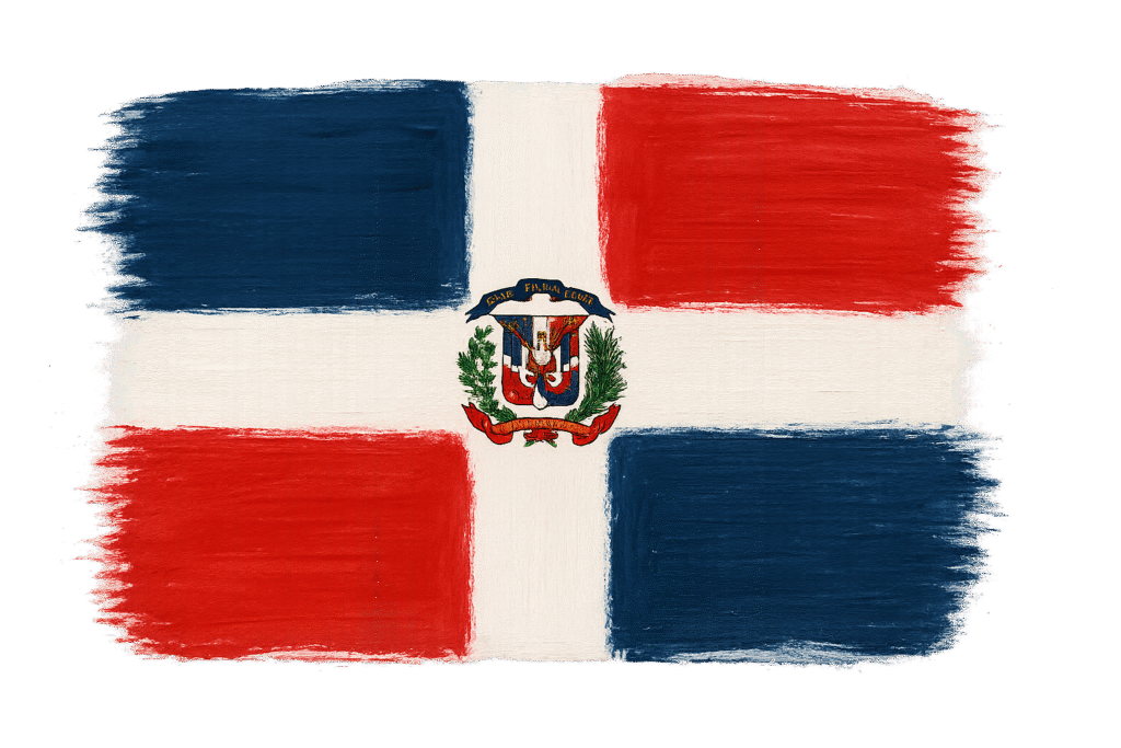 Bandeira da Republica Dominicana