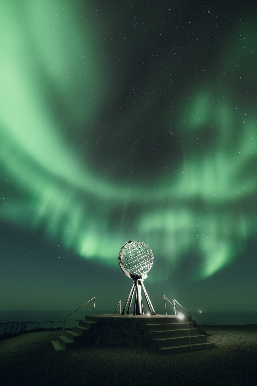 Aurora Boreal no Cabo Norte
