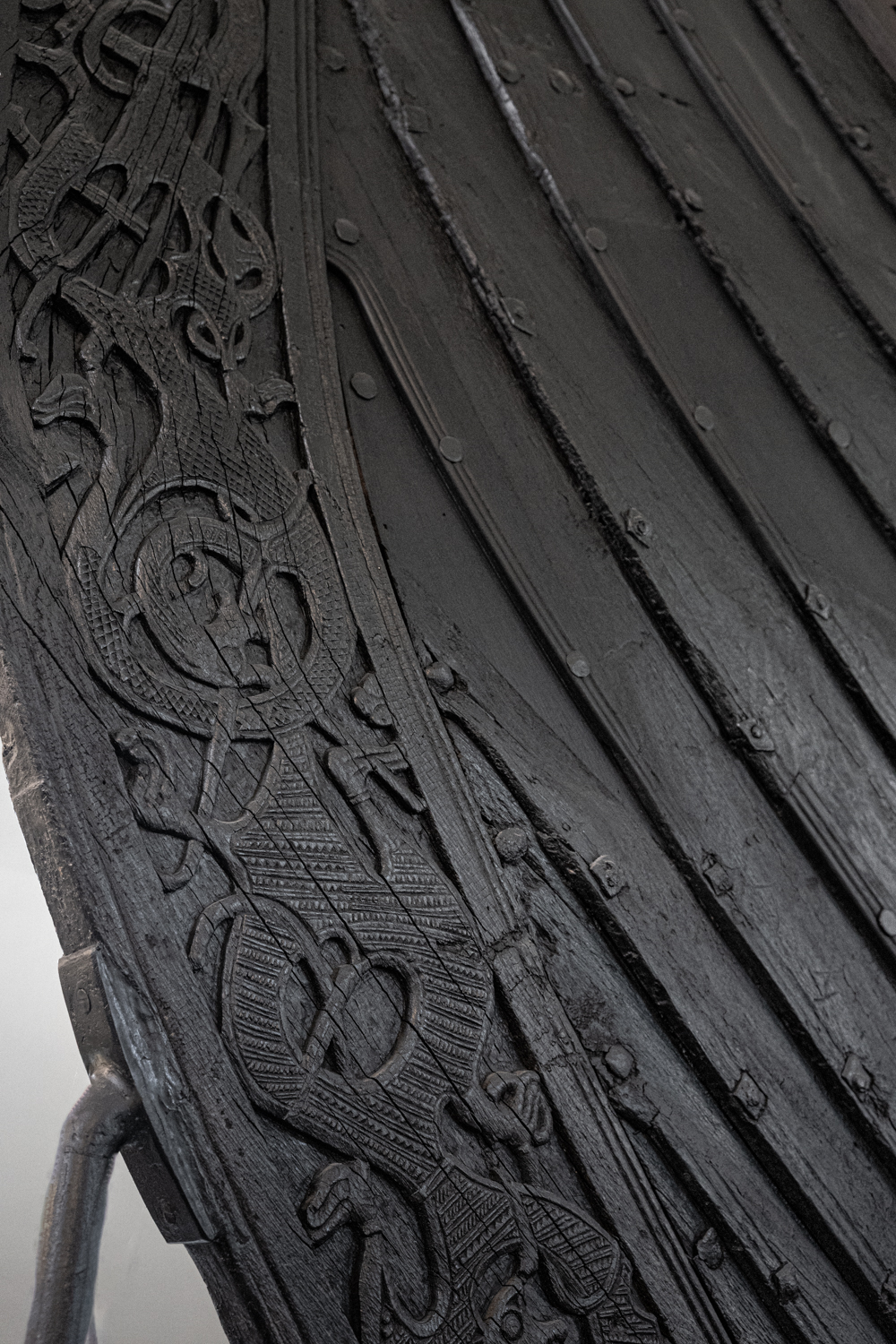 Detalhe de barco viking