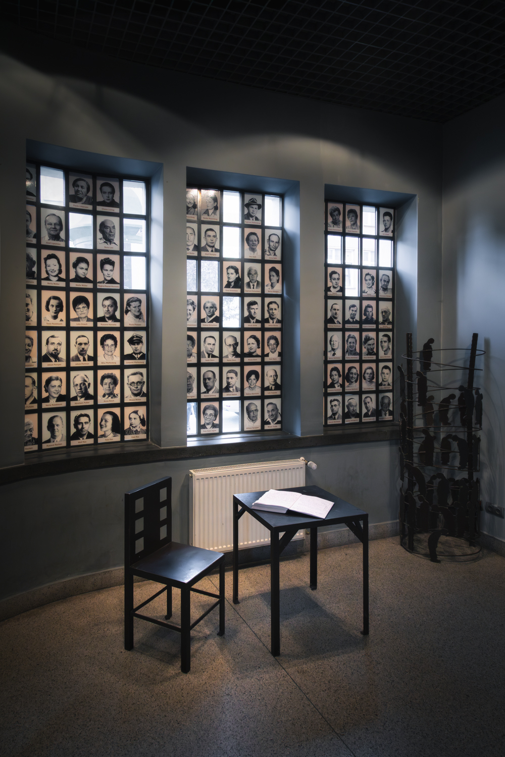 Fotografias dos trabalhadores