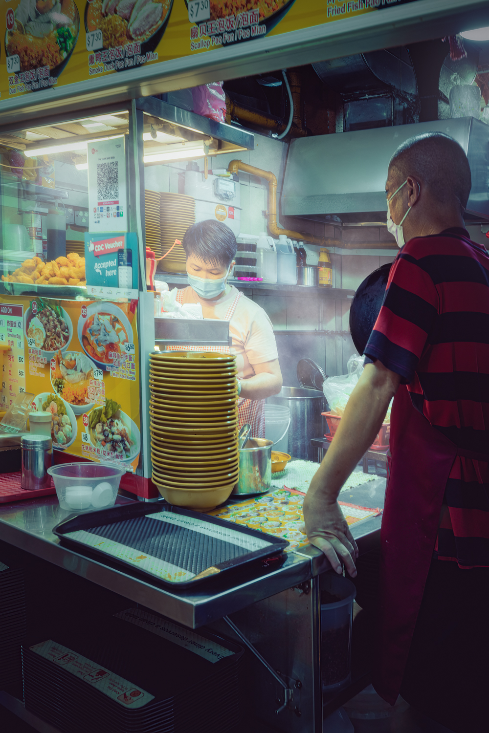 Banca no Maxwell Food Centre