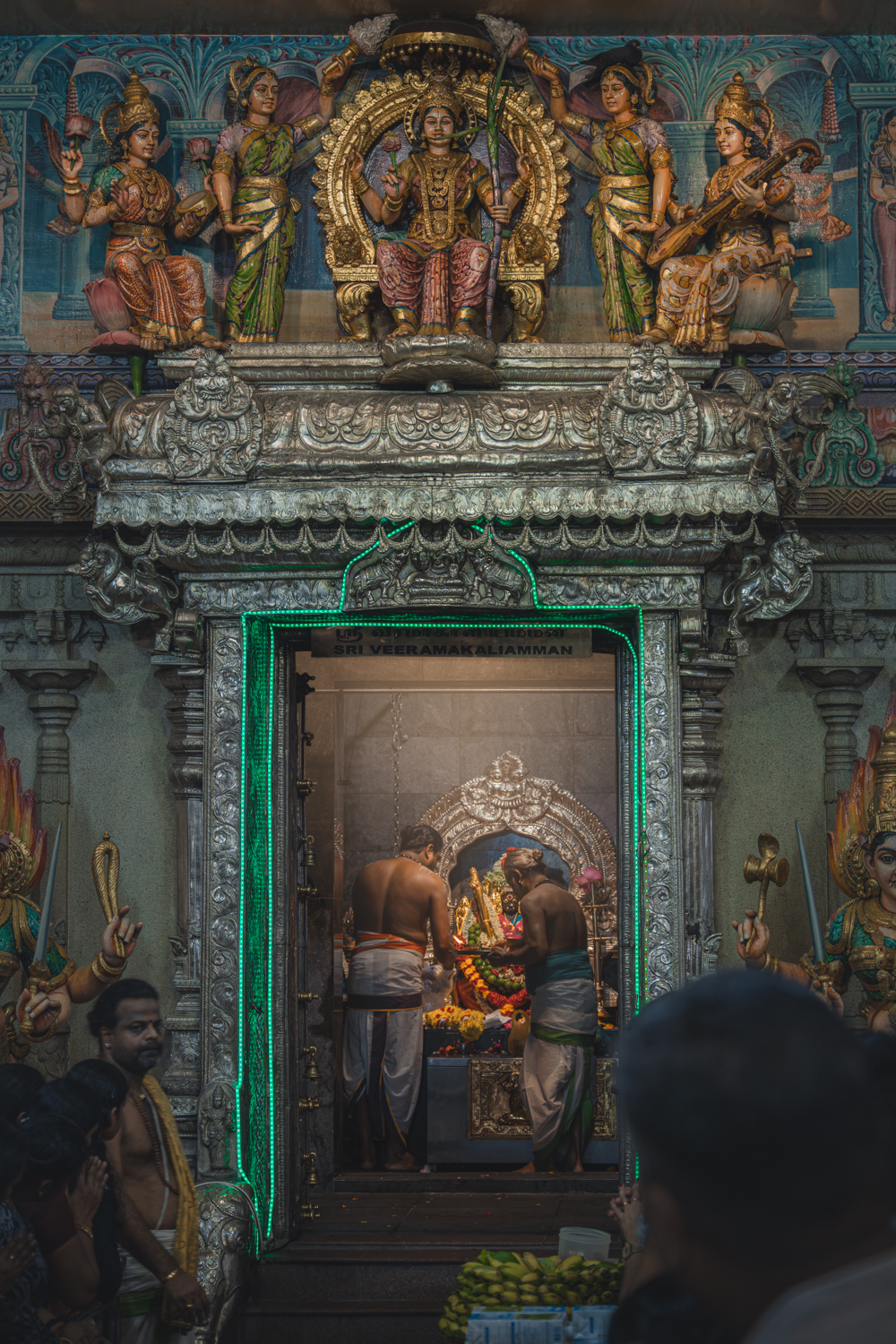 Inteiror do Veeramakaliamman Temple