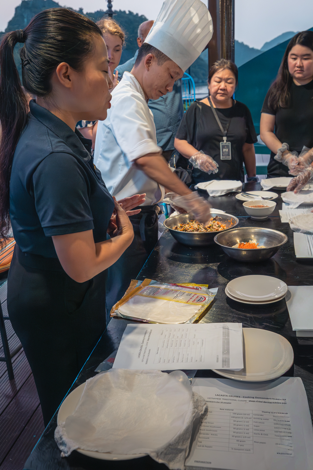 Aula de culinária