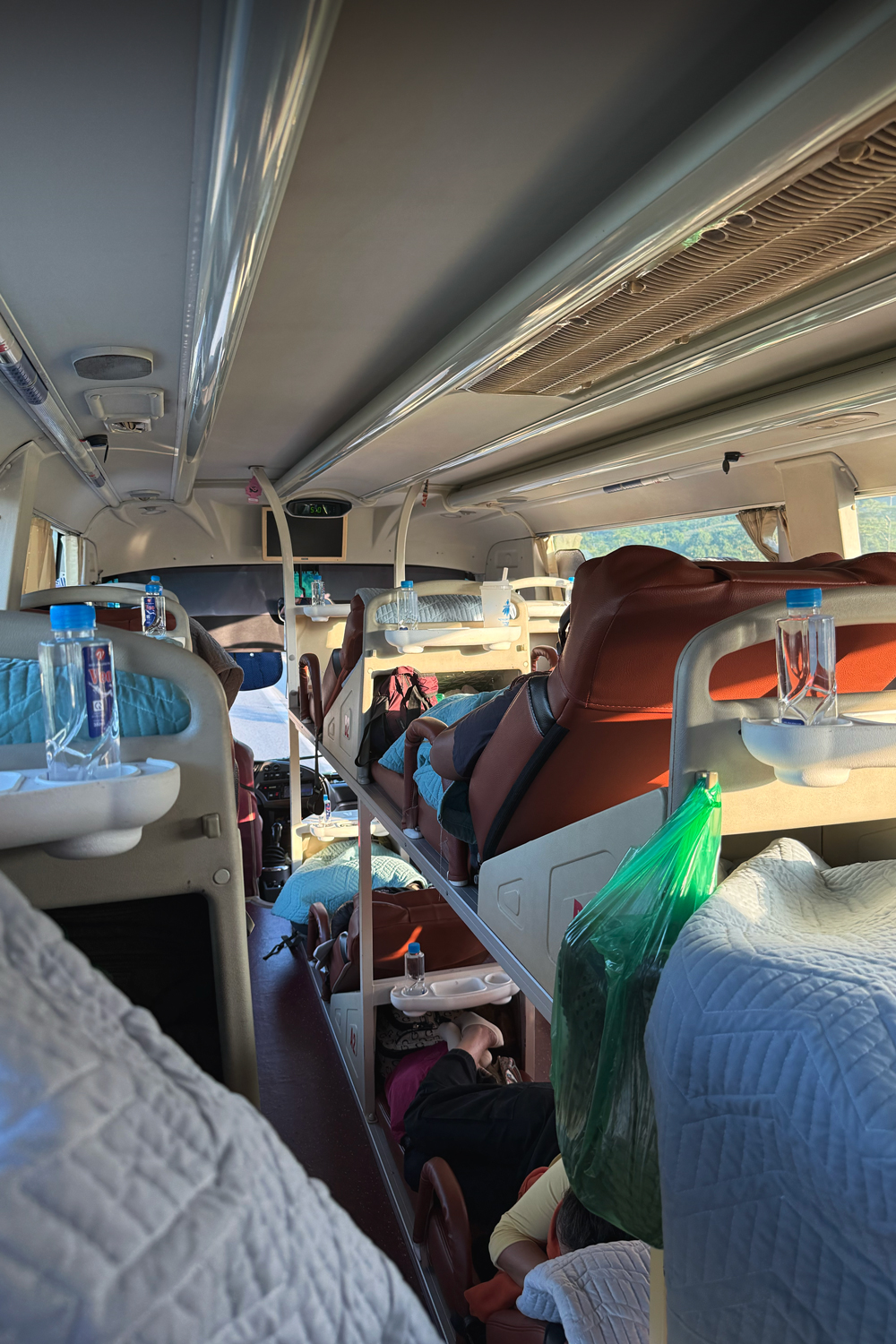 Interior do sleepbus