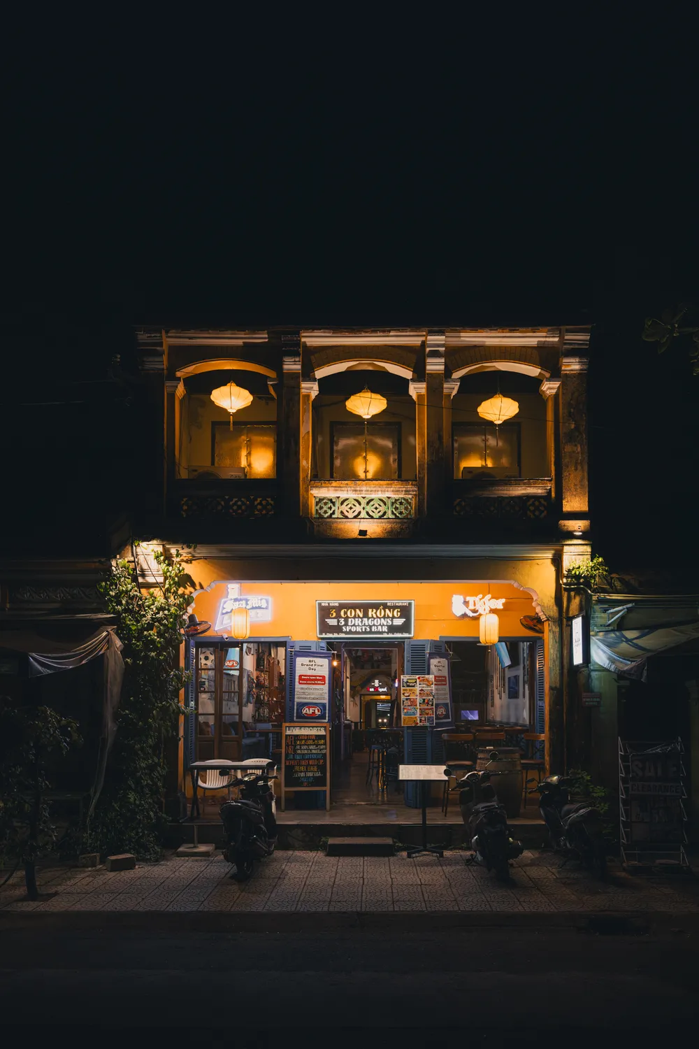Restaurante à noite