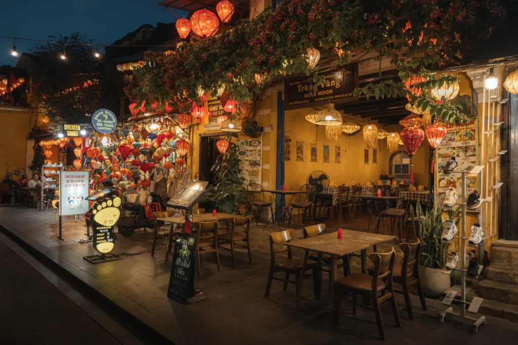 Restaurante à noite